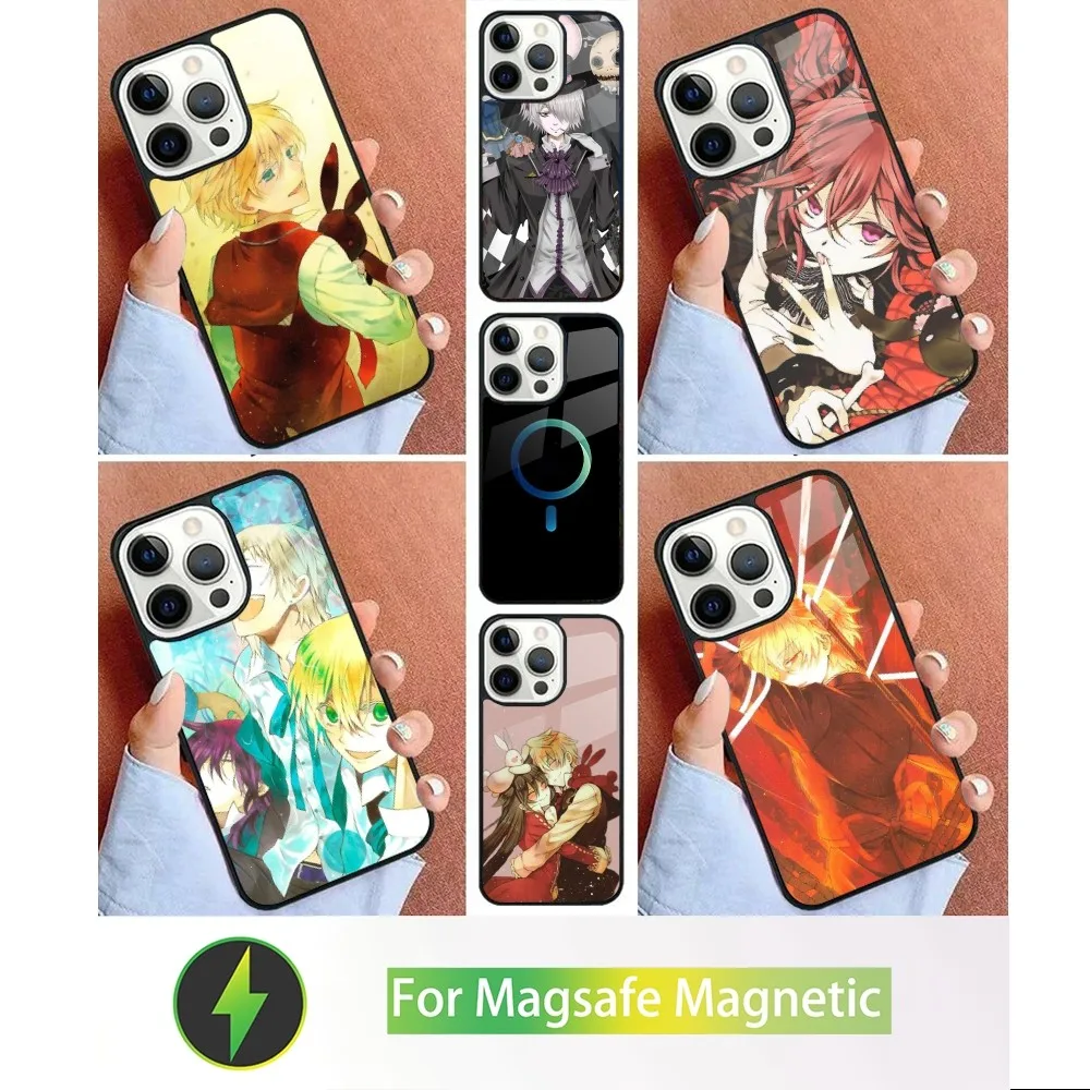 Чехол Для Телефона С Аниме P-Pandora Hearts iPhone 15/14/13/12/11/Plus/Pro/Max/Mini Magsafe — Совместим