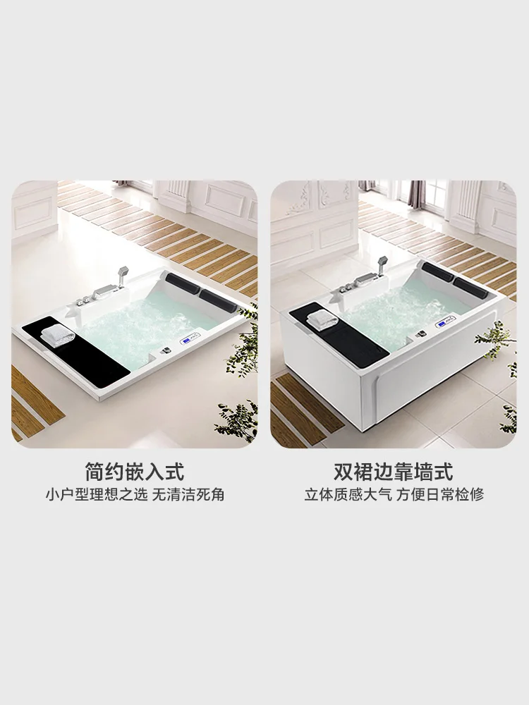 Ванна для двух человек домашний массаж термостатический нагрев встроенная