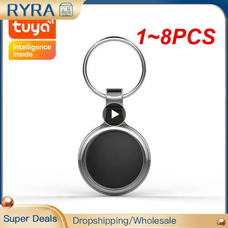 

1~8PCS Tuya Bluetooth GPS Tracker Smart Tag For Pets Key Child Bag Wallet Anti-lost Mini SmartTag Alarm For Phone Finder GPS