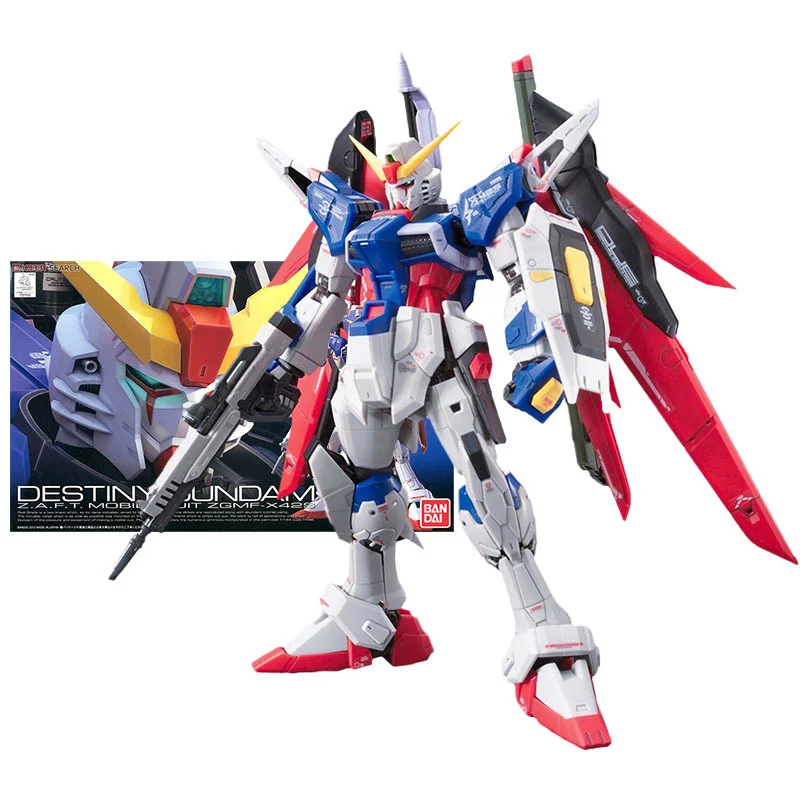 Набор моделей Bandai Gundam, аниме-фигурка RG 11 1/144 ZGMF-X42S, Оригинальная фигурка из искусственного аниме, экшн-фигурка