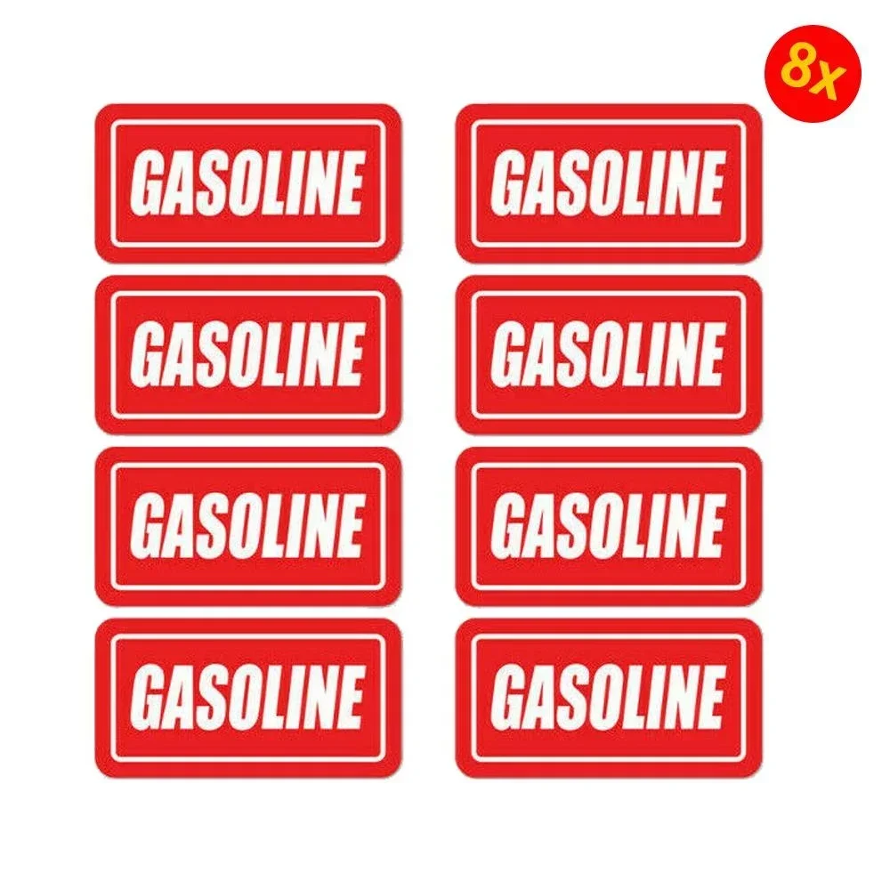 

Автомобильная виниловая наклейка на бензин, 8 шт.