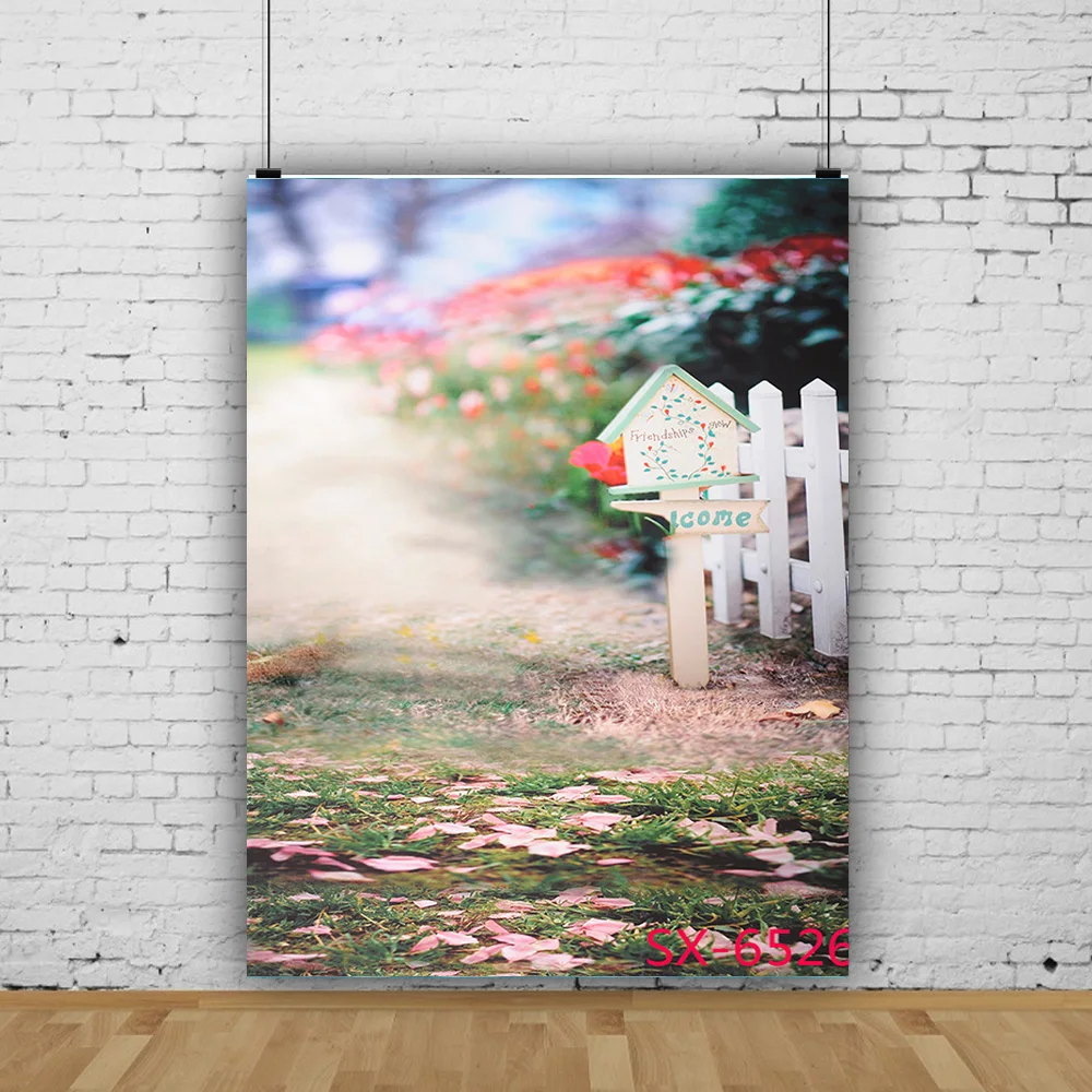 

Vinyl Custom Newborn Baby Photography Backdrop Props Fur Garland Floral Bird Nest Birthday Hundred Days Studio Background YX-40