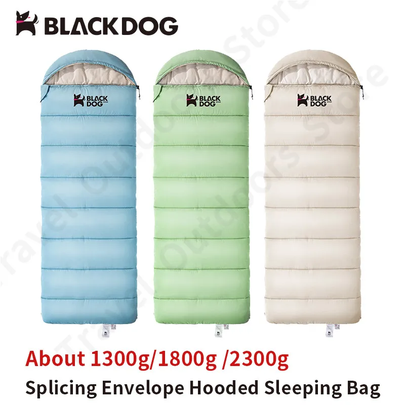 

Naturehike-BLACKDOG 0 ℃ ~ 10 ℃ весенне-осенний хлопковый спальный мешок Spliceable Ultralight 1,3 кг конверт спальный мешок с шляпой