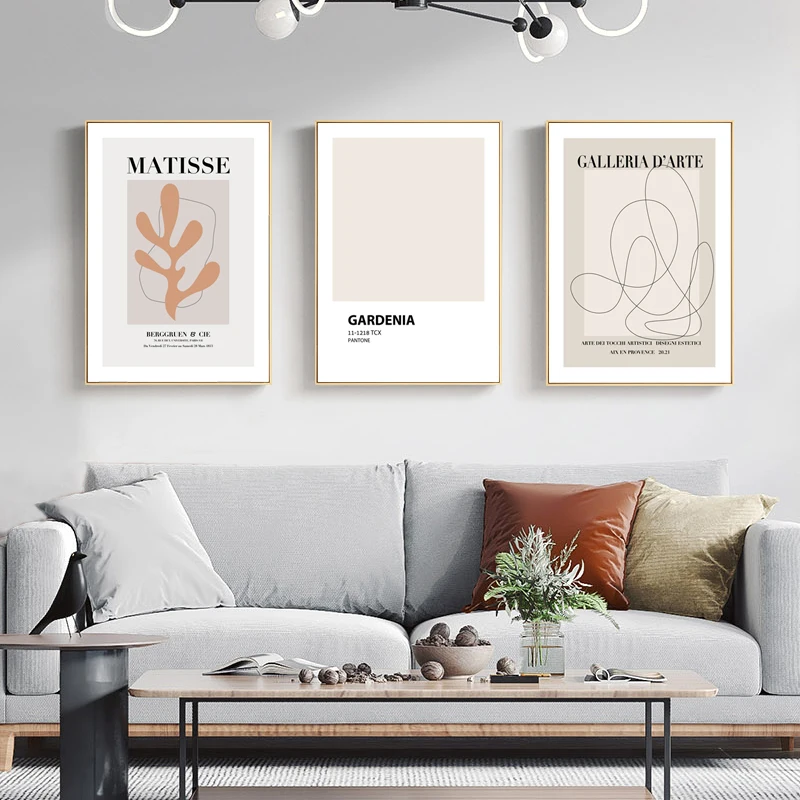 Минималистичное искусство матиссе настенный Декор живопись современный