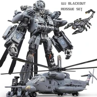 reissue transformation wj m05 m 05 blackout set b ko ss08 hide shadow movie series helicopter weijiang action figure robot toy