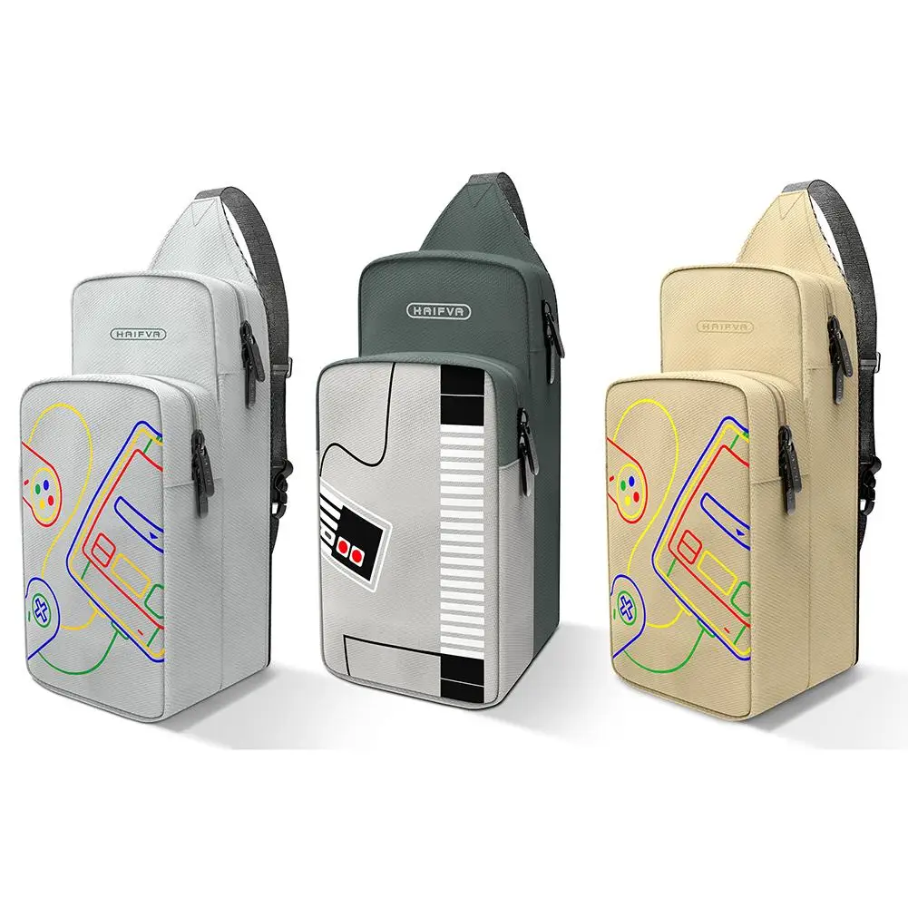 

Portable Shoulder Storage Bag Multifunctional Handle Travle Case Chest Bag Compatible For Switch Oled Ns