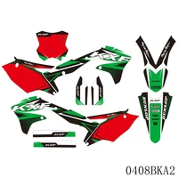 for kawasaki kxf450 kx450f kx 450f 2016 2017 2018 full graphics decals stickers motorcycle background custom number name