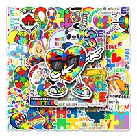 103050pcs caring autism cartoon stickers creative skateboard kids toys diy fridge laptop hentai decal decor stickers