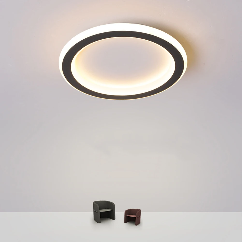 

LED Ceiling Fixture Brightness Flush Mount Ceiling Light Protect Eyes Easy Installation Durable Dimmable for Bedroom Bathroom