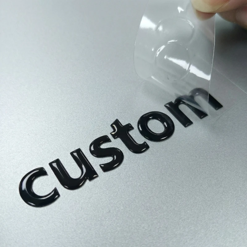 

Персонализированные наклейки с логотипом 3D UV DTF 50 шт.