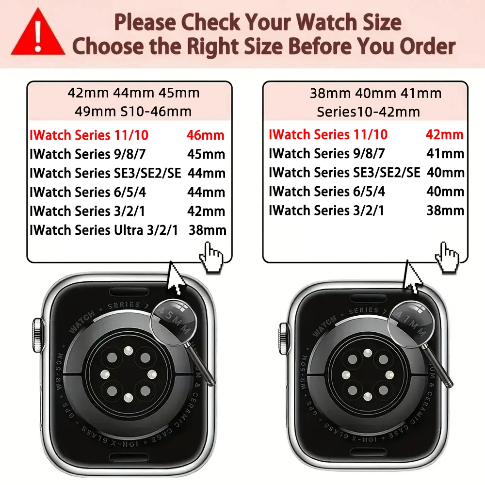 Плетеный ремешок для Apple Watch 40 мм, 41 мм, 44 мм, 45 мм, 42 мм, 46 мм, браслет для iWatch серий se 3 5 6 7 8 9 10 11 Ultra3 2, ремешок 49 мм. (art.: 3920dcde09db0) - 3920dcde09db0