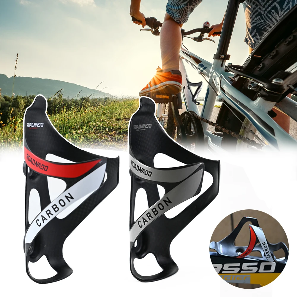 

Bicycle Water Bottle Holder Adjustable Carbon Fiber Cycling Bicycle Mountain Bike Cage MTB Bottle Ultralight Cage Accessories