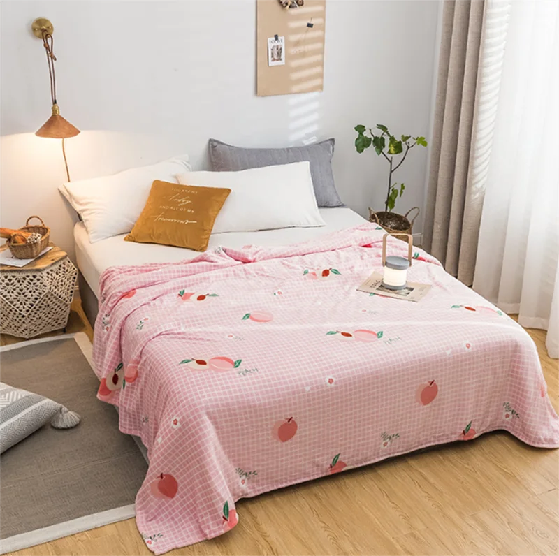 

Fashion Flannel Printed Single Person Blanket Multi-functional Blanket Office Nap Blanket Nordic Style Present Blanket 2023