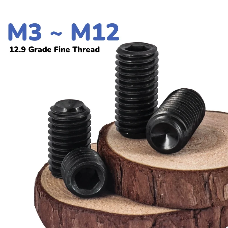 

Черные вогнутые установочные винты из углеродистой стали M3~M12