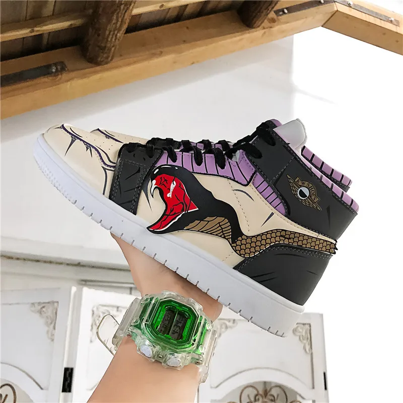 

Zapatillas Hombre Anime Shoes Vulcanize Cosplay Sneakers For Men Casual Fashion High Top Women Shoe Male Sneakers Footwear 2022
