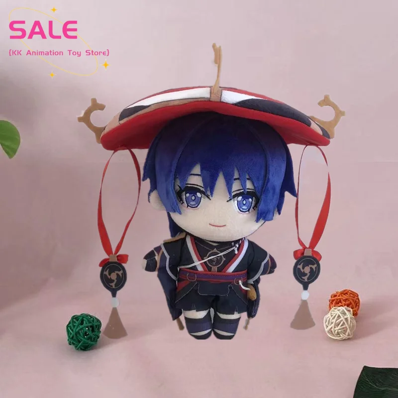 

20cm Genshin Impact Plush Arataki Itto Ganyu Morax Zhong Li Xiao Tartaglia Kaedehara Kazuha Gorou Hu Tao Pillows Doll Toy Gifts