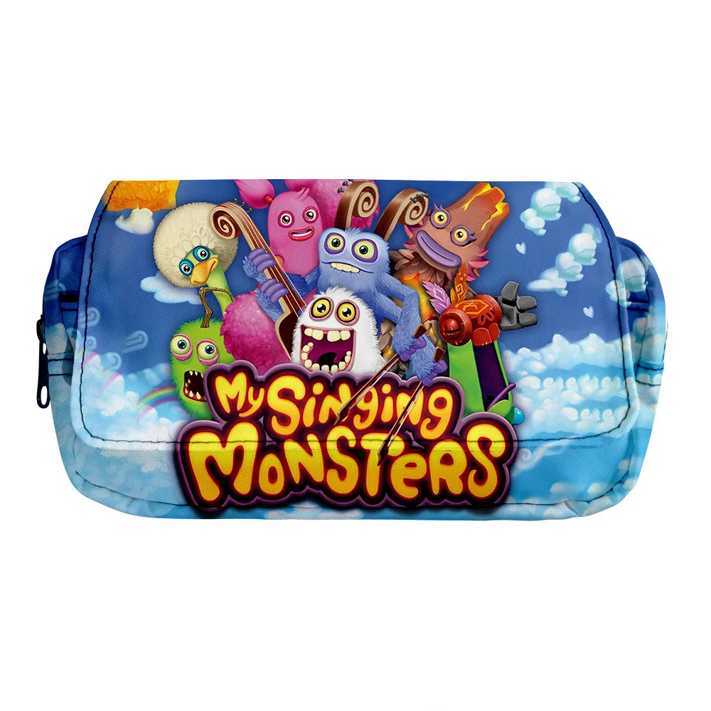 

My Singing Monsters Monster Concert Double-layer Pencil Bag Stationery Box Pencil Case Primary and Secondary School Students