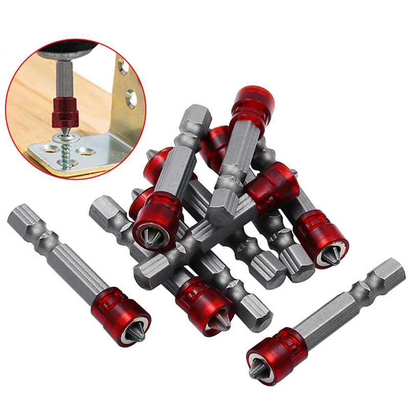 

Магнитная отвертка PH2 с перекрестной головкой, магнитные отвертки 1/4 дюйма, шестигранный хвостовик, отвертка, набор электрических отверток 1X