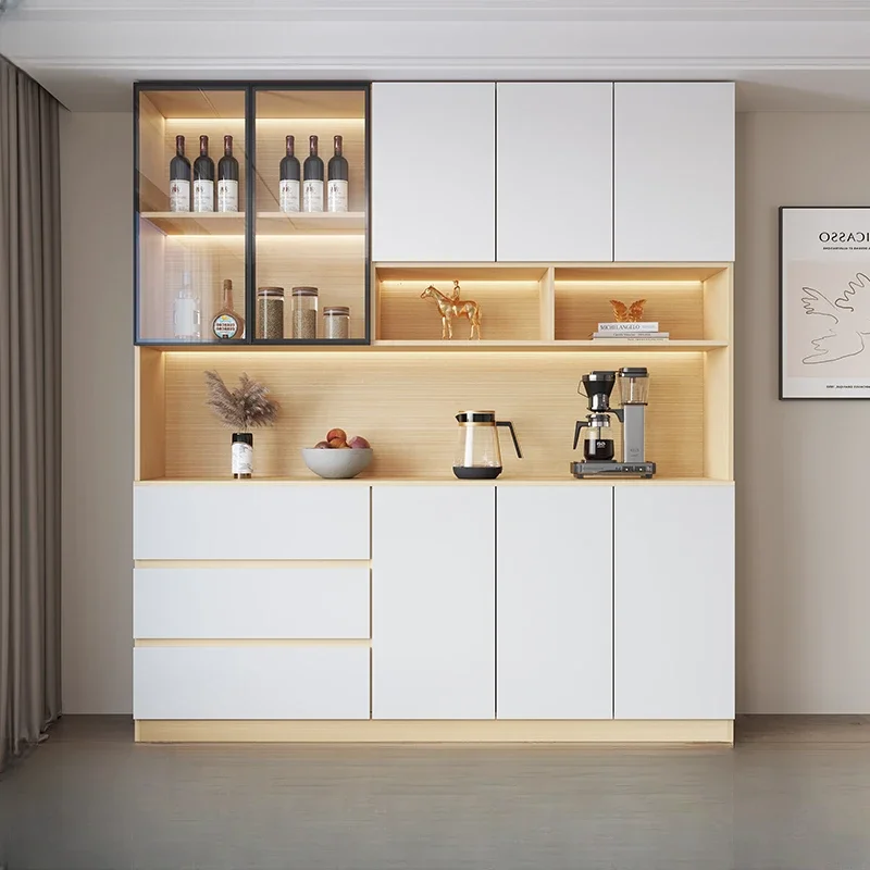 Шкаф для хранения офиса гостиной Curio боковая аркадная витрина из массива дерева