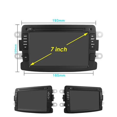 4G Android 13, стерео автомобильное радио, мультимедиа для Renault Dacia Duster Logan Sandero Lodgy Lada Xray Captur Dokker CarPlay, авто GPS