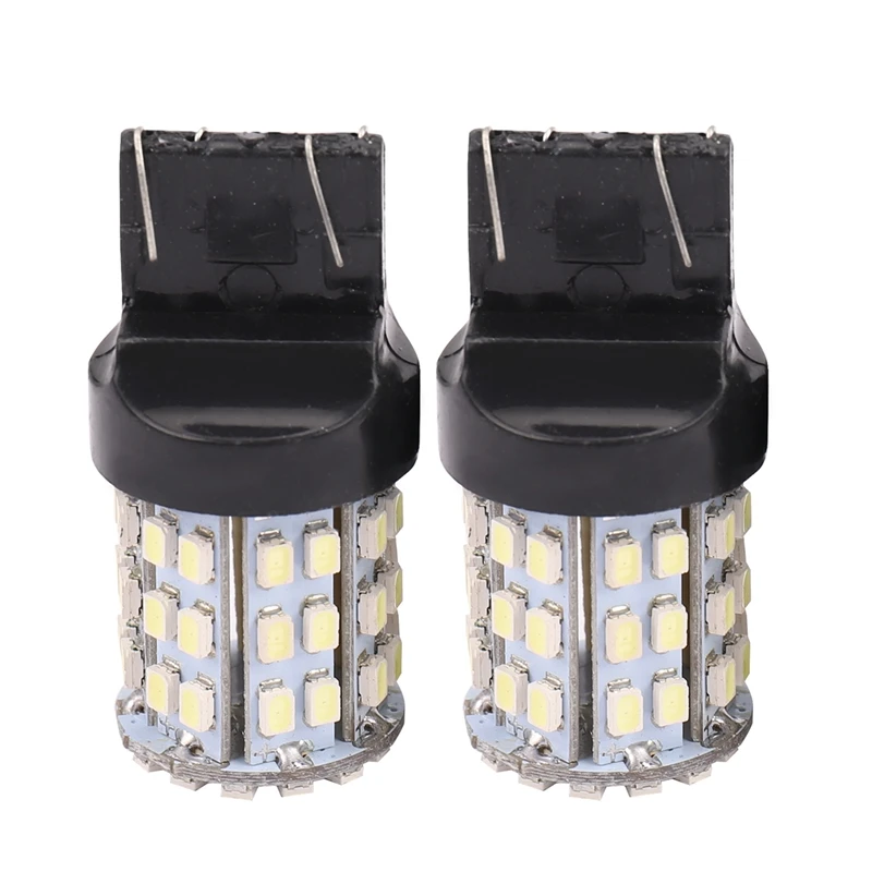 

2X T20 7440 7443 64 SMD White 6000K Reverse Brake Tail LED Bulb Light Lamp 12V