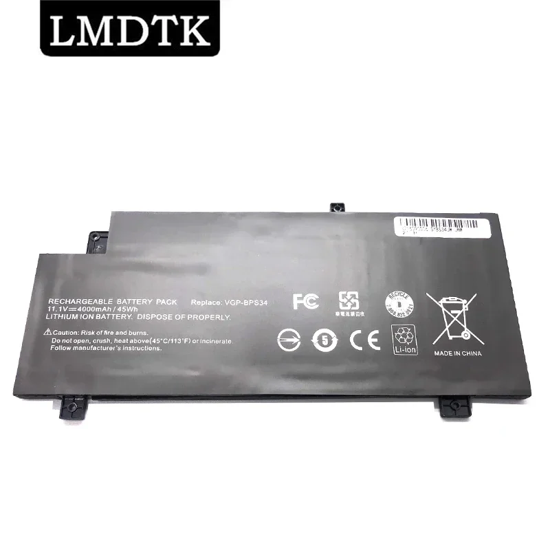 LMDTK Новый аккумулятор для ноутбука VGP-BPS34 Sony Fit 15 SVF15A SVF14A серии SVF15A1ACXB SVF15A1AC XS SVF14AC1QU
