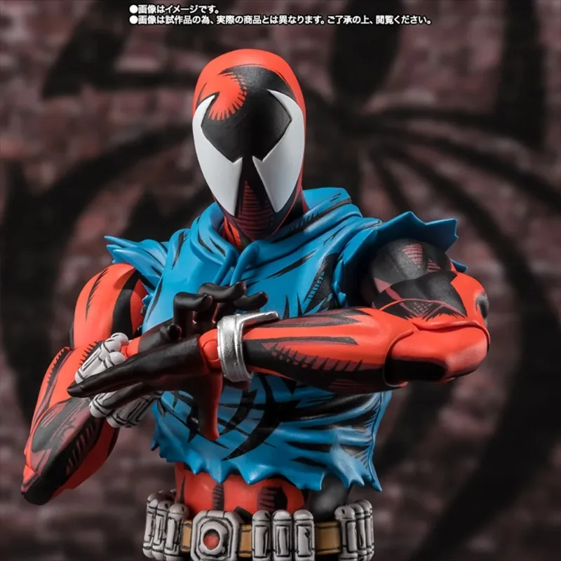 Фото Фигурка Bandai Spirits S.H.Figuarts Spider-Man: Across The Universe Scarlet Spider-Man (Бен Райли), модель-игрушка, украшение №3