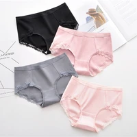 m2xl antibacterial cotton briefs womens lingerie sexy lace panties soft breathable underwear winter underpants female intimates