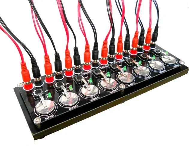 BC-8 Восьмиканальная кнопка для тестирования батареи Кабель с зажимом типа