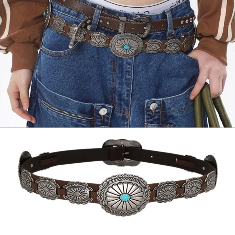 

Womens Leathers Belts for Jeans Pants Fashion Dress Belt with Metal Buckle Female Thin Narrow Waistbelts