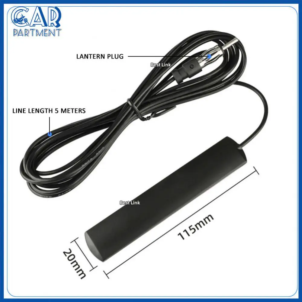 

Fm Antenna Signal Amp Amplifier Stable Signal Durable Car Radio Antenna Stealth Fm Am Automobile Signal Amp Amplifier Portable