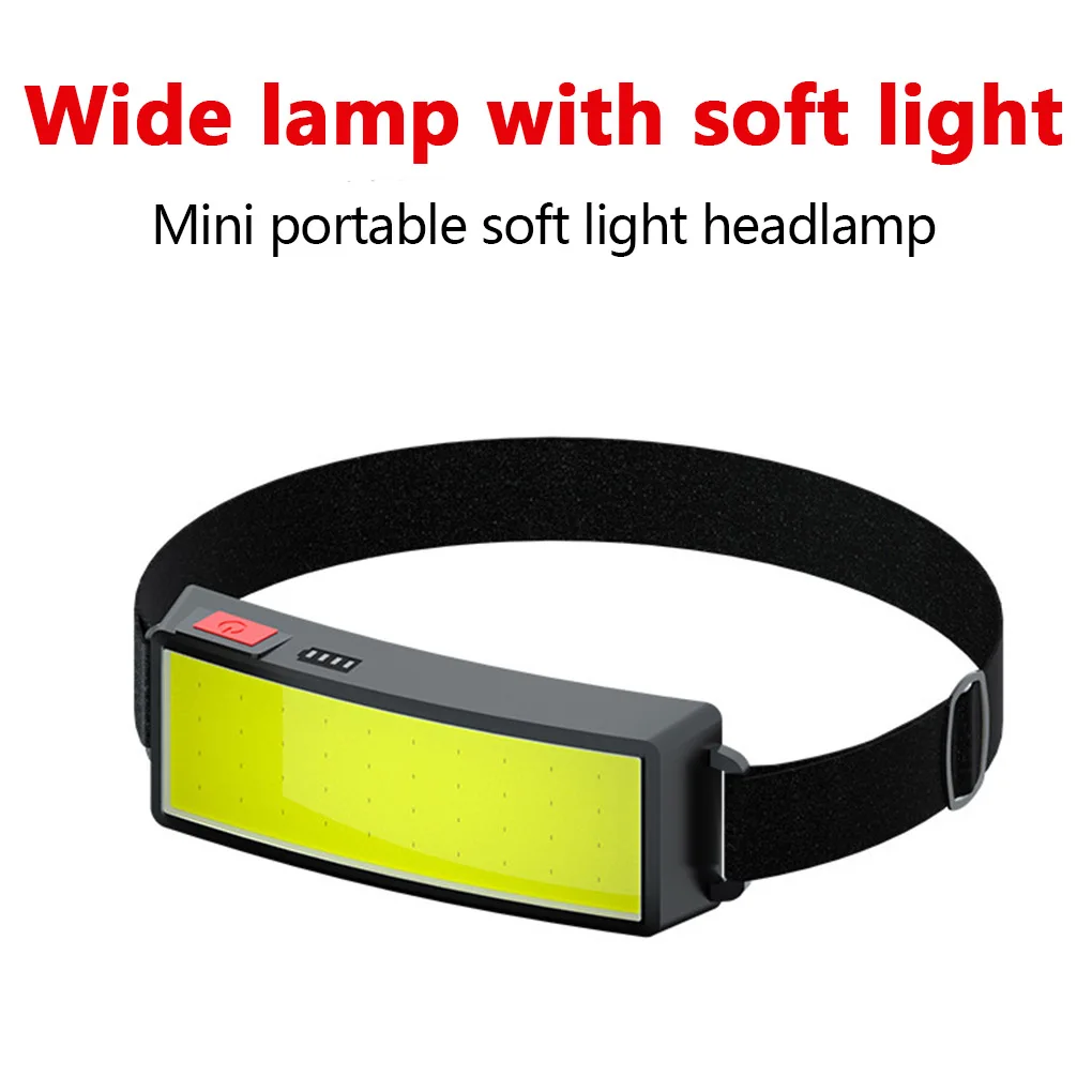 

Head-mounted Light Rechargeable Headlamp Running Flashlight Camping