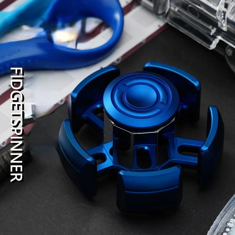 Fidget Spinner Titanium Alloy Adult Decompression Black Technology Toy enlarge