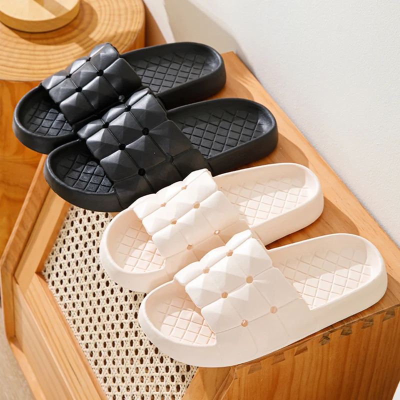 Women's Slippers Fashion Hollow Design Platform Soft Sole Home Shoes Leisure Non-slip 2023 Summer New Outdoors Women Shoes