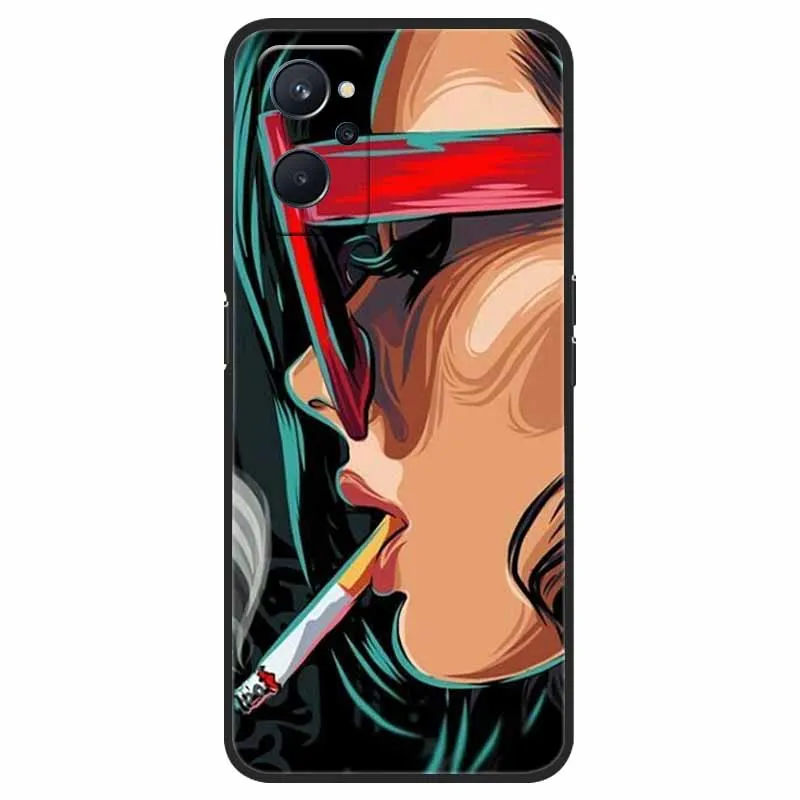 Чехол для Realme 9i мягкий силиконовый крутой мультяшный чехол 9 i задняя крышка Realme9i