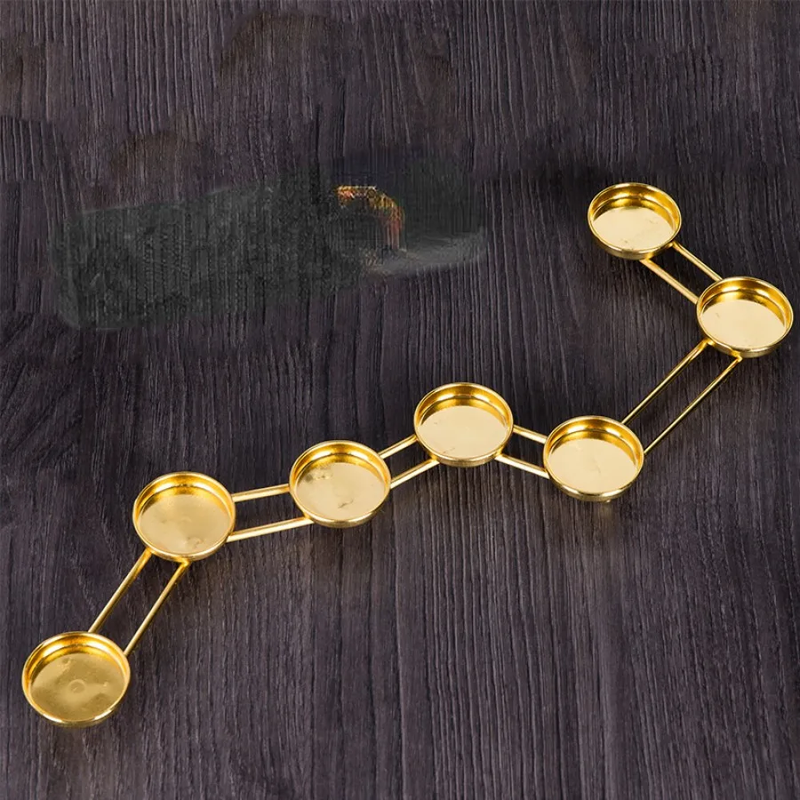 Shabby Chic Gold Centro De Mesa Home Decorations