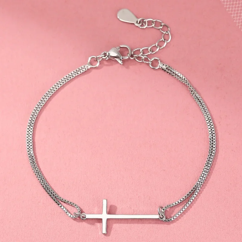 Модный новый двухслойный футуристический ручной крест летний минималистичный