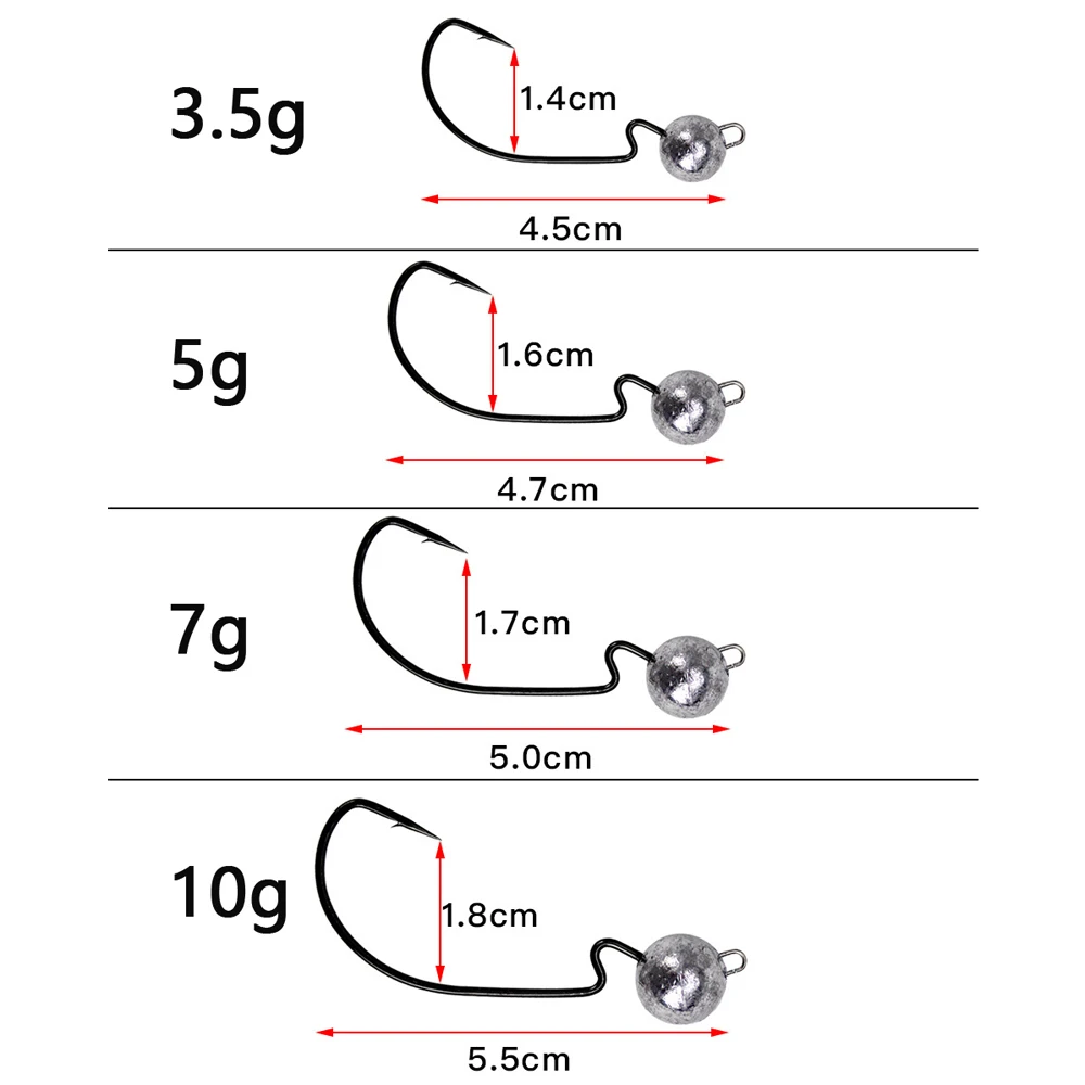 10 шт./коробка рыболовные крючки с длинным хвостовиком