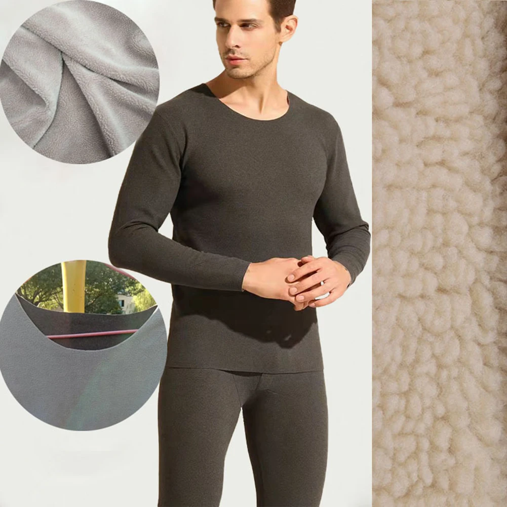 Cashmere Winter Thermal Heated Underwear For Women Long Trousers Set Warm Suit Men Thermo Clothing Top Tights Cold Weather