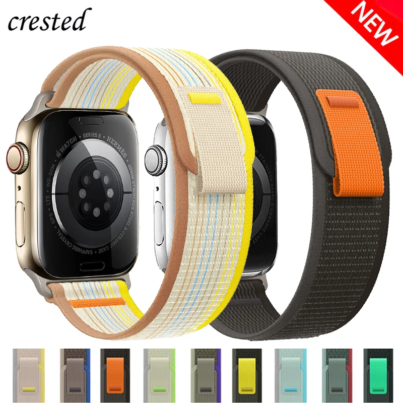 Trail loop Band for Apple watch Ultra 49mm 45mm 41mm 44mm 40mm 42mm 38mm 40 44 45 mm bracelet iWatch series 7 6 5 4 3 se 8 strap