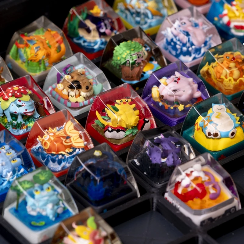 Прозрачная клавиатура с персонажами аниме PBT