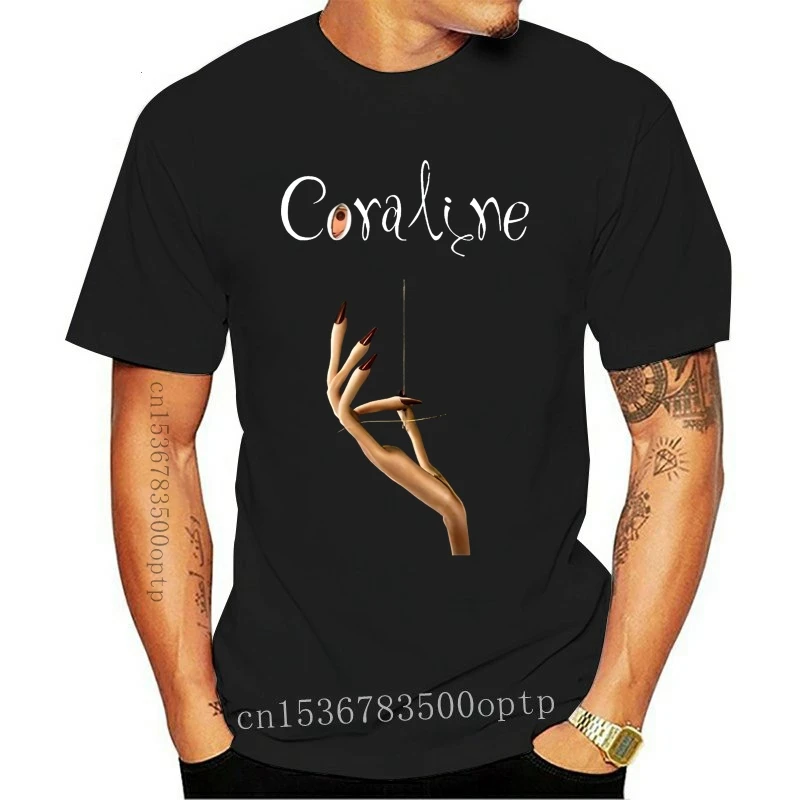 

Kaus Baru Kaus Retro Katun Desain Animasi Berhenti Gerak Coraline Pria