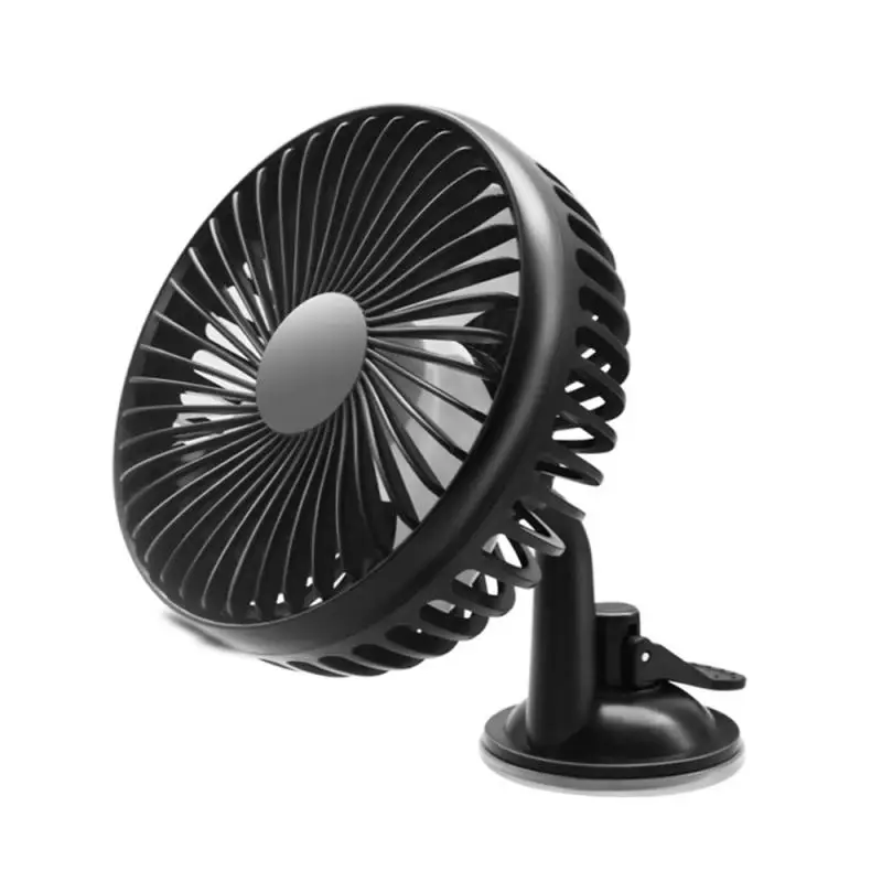 

12V 24V Automobile Small Electric Fan USB Low Noise Double Head Fan Automobile Automatic Cooler Fan Automobile Fan Accessories