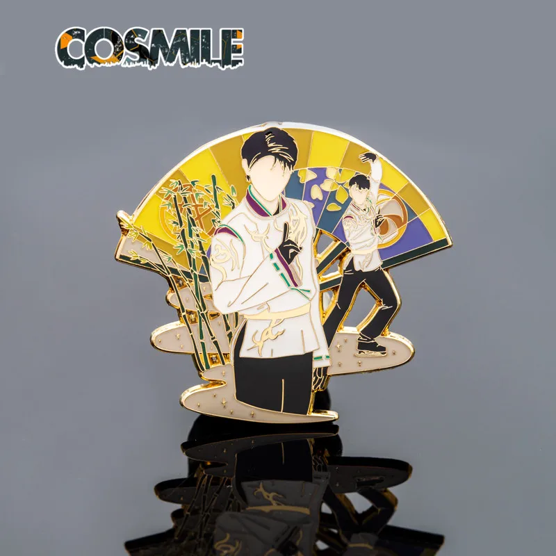 

Hanyu Yuzuru Onmyoji Figure Skating Badge Brooch Bajji Pin Sa