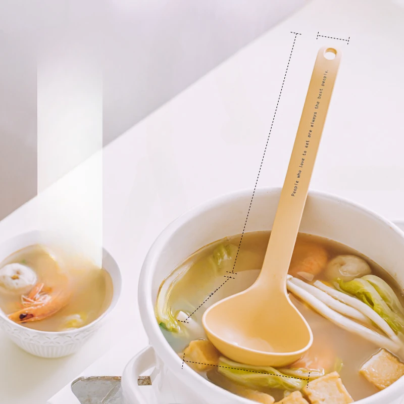 Ложка Shuke из сплава бытовая большая каша с длинной ручкой каридгламианская лапша