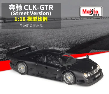 Maisto 1:18 Мерседес бен CLK-GTR уличная версия SL63 AMG 1955 300S 1967 280SE SL550 красный черный белый высокий симулятор отлитый под давлением B359