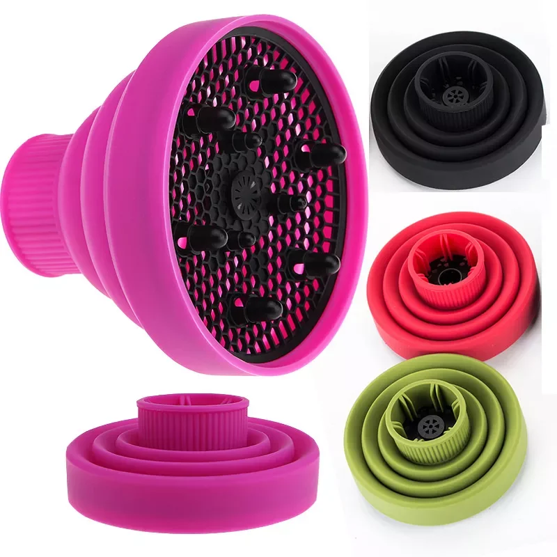 

NEW IN Diffuser Cover High Temperature Resistant Silica Gel Collapsible Hairdryer Accessories Hairdressing Salon Tools