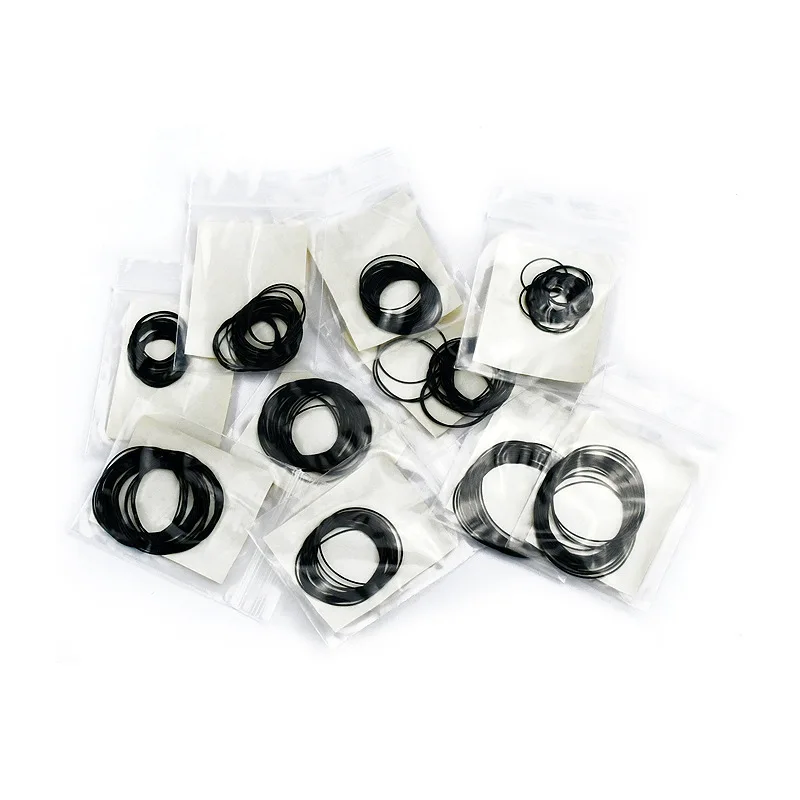 200PCS/set Watch O-Ring Waterproof Rubber Watch Back Cover Gaskets Watch Repair Tool for Watchmaker Thickness 0.5mm 0.6mm 0.7mm