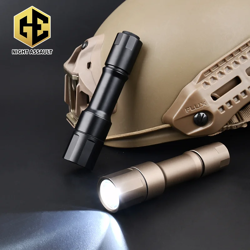 Tactical MCH Metal 1300lum Flashlight Wadsn Airsoft Hunting Weapon Scout Light Nightlong range light For Night camping fishing