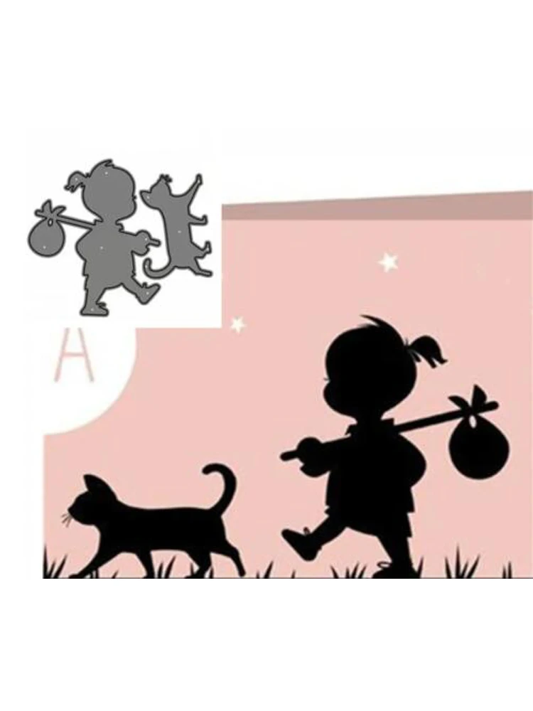 Металлические штампы для вырезания штамповка детская собака Скрапбукинг